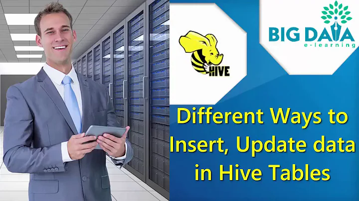 Different Ways to Insert, Update Data in Hive Table