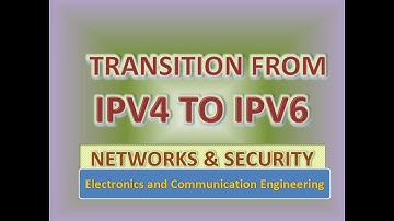 Transition from IPv4 to ipv6