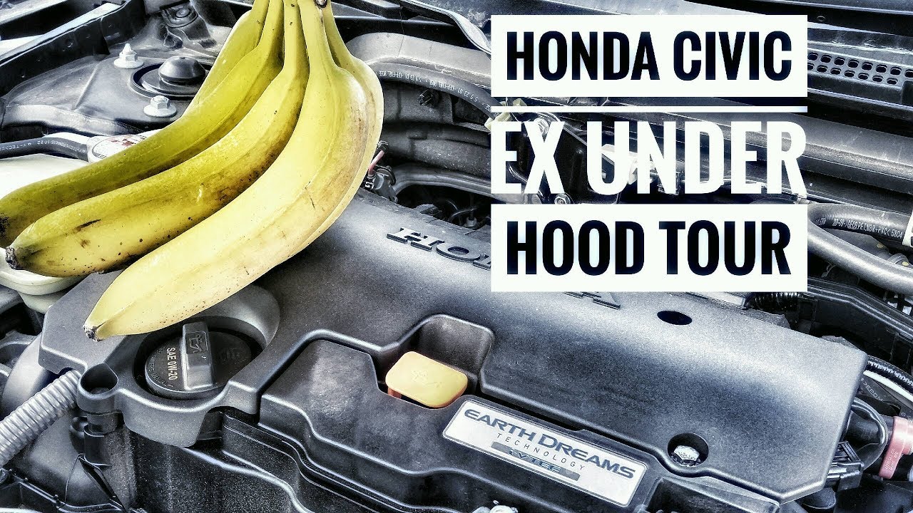 2016 Honda Civic Under the Hood - YouTube