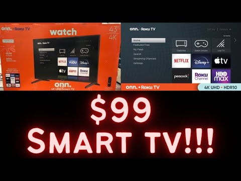 onn. 43” Class 4K UHD (2160P) LED Roku Smart TV HDR (100012584) 