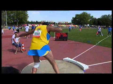 Athletics - Vasyl Lishchynskyi - men's shot put F11 final - 2013 IPC
Athletics World C...