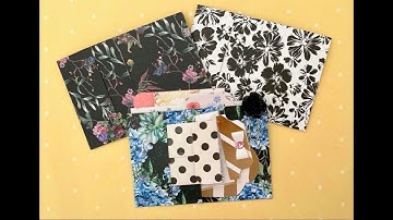 🌟 WOW 🌟 One 6x6 Paper ~ So Easy, Quick & Simple ~ Pocket w/Two Front Tuck Spots