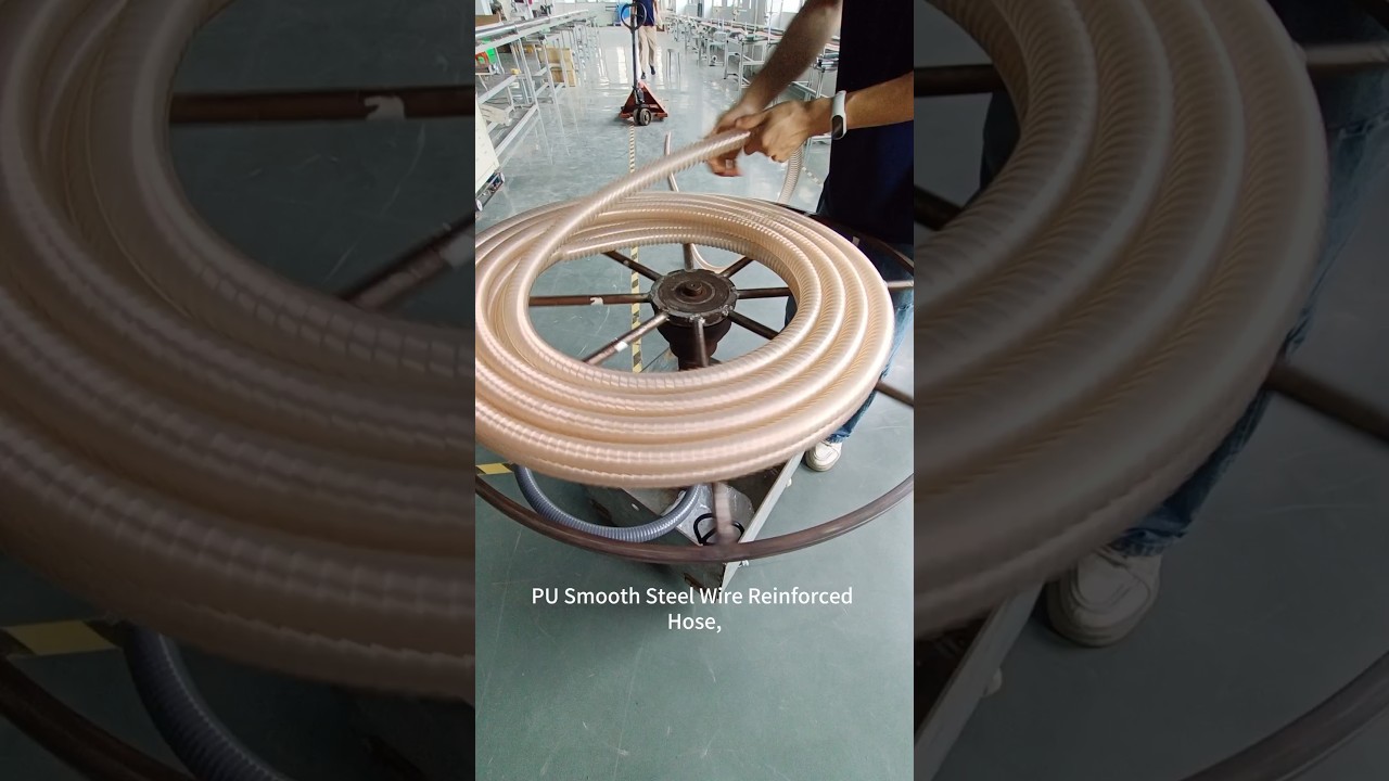 PU Smooth Steel Wire Reinfoced Hose,Specifically Designed for heavy materials