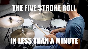 Five Stroke Roll in less than a Minute - Daily Drum Lesson