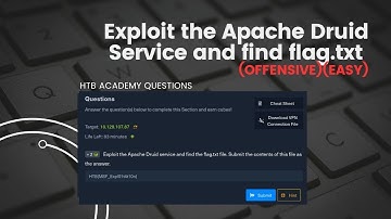 Exploit the Apache Druid Service and find the flag.txt | HTB ACADEMY | MSF-CONSOLE
