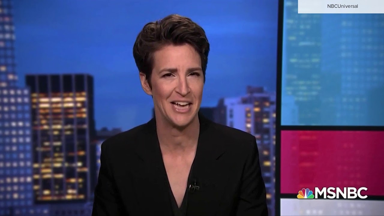 MSNBC "The Rachel Maddow Show" March 18, 2020 Alternate Studio YouTube