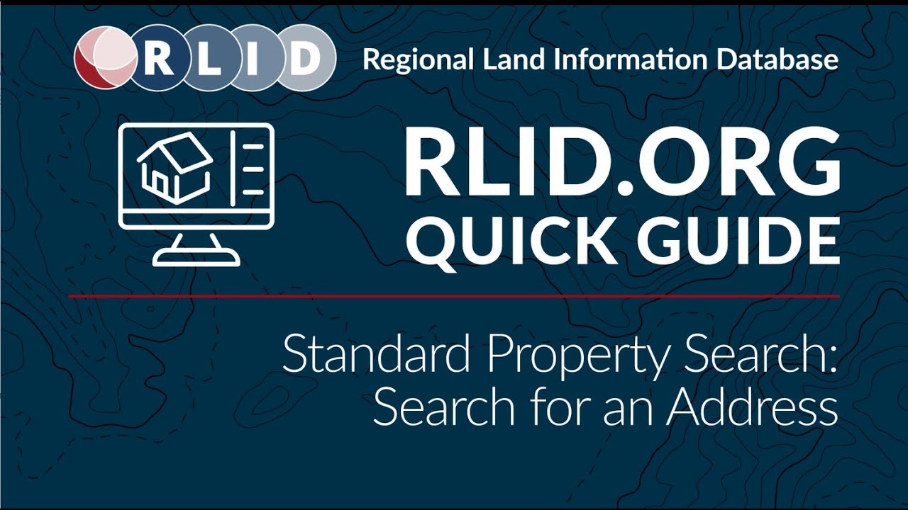 Rlid RLID Standard Property Search Quick Guide - YouTube