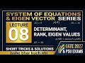 GATE PYQ on System of Equations & Eigenvectors | Concepts + Short Tricks | AceGATE ECE