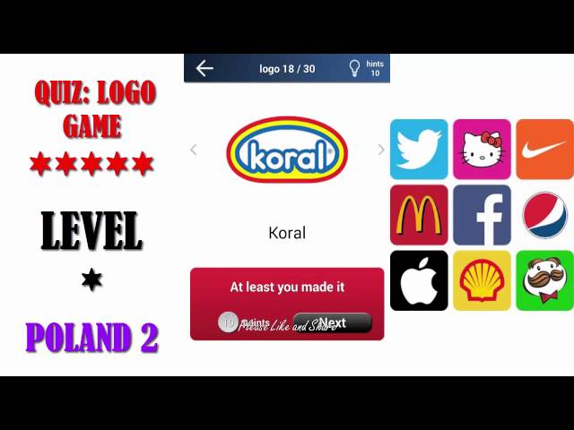 Picture Quiz: Logos - Level Poland 2 Answers 