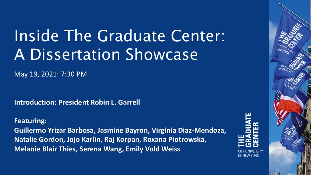 the graduate center phd programs