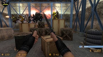LONG MAP: ZE_INTERCEPTION_B4, AMAZING ZOMBIE ESCAPE ROUND ON COUNTER-STRIKE: SOURCE, CSS