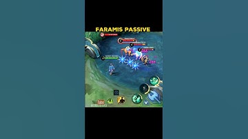 Faramis tutorial passive by moba squad ✅
