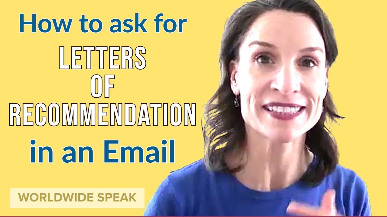 How To Ask For A Letter Of Recommendation In An Email