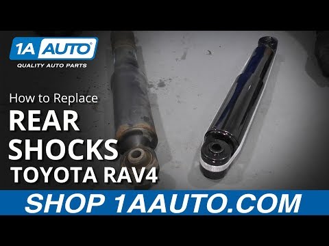 How to Replace Rear Shock Absorbers 06-18 Toyota RAV4
