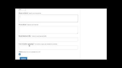 QualityClickControl Adding A Tracking Link Campaign