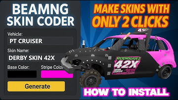 HOW TO INSTALL AUTOMATIC SKIN CODER FOR BEAMNG.DRIVE