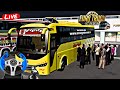 ORANGE TRAVELS ETS2 LIVE | PASSENGERS MOD BUS DRIVING | STEERING WHEEL GAMEPLAY | INDIAN BUS MOD