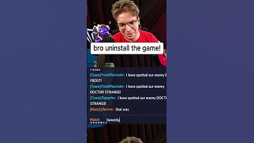 Necros Couldn’t Hold Back and Typed to This Guy #marvelrivals