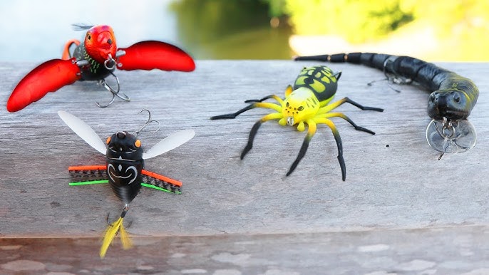 CATCHSIF 3PK Dragonfly and Cicada fishing lures topwater realistic