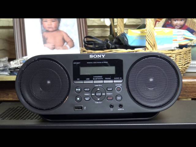 Sony ZSRS60BT CD Boombox with Bluetooth and NFC (Black) 