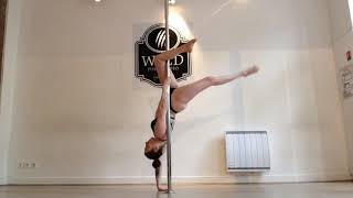 Anna G. Poledance Balance, Handstand & Split