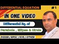 🔍 Exploring Differential Equations: Parabolas, Ellipses & Circles! 🌐