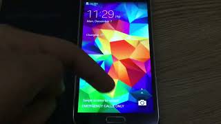 Samsung Galaxy S5 Startup And Shutdown