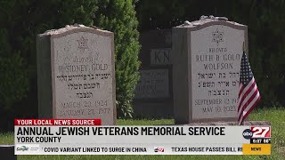 Annual Jewish Veterans Memorial Service held in York County