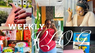 Weekly vlog // maintenance week   Shopping 🛍️  ￼ start reading 📖 🤍✨