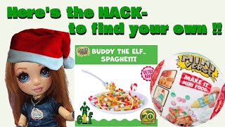 Hunting For Mini Verse Buddy the Elf Spaghetti 