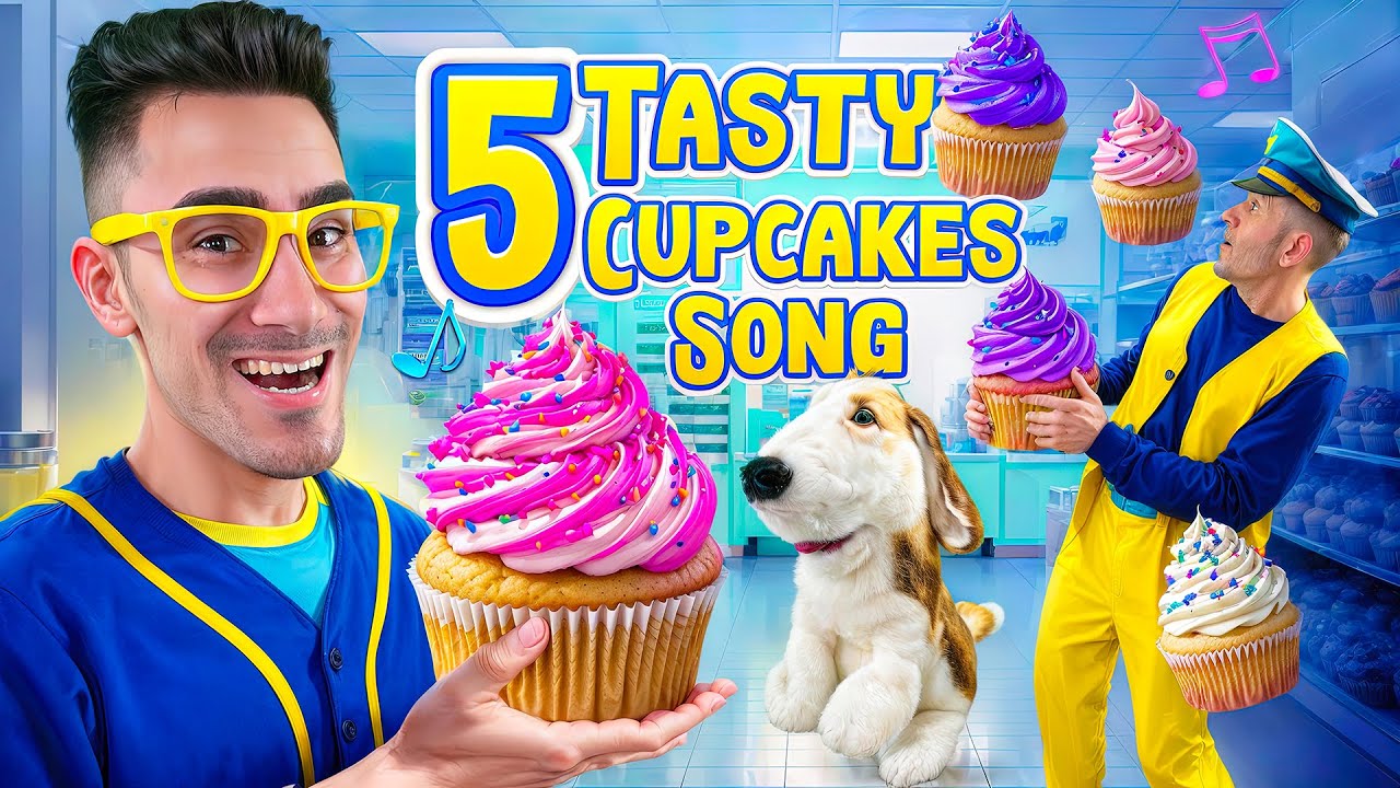 5 Tasty Cupcakes Song 123Vinny Fun Learning Videos For Kids YouTube 5 tasty cupcakes song 123vinny fun learning videos for kids youtube