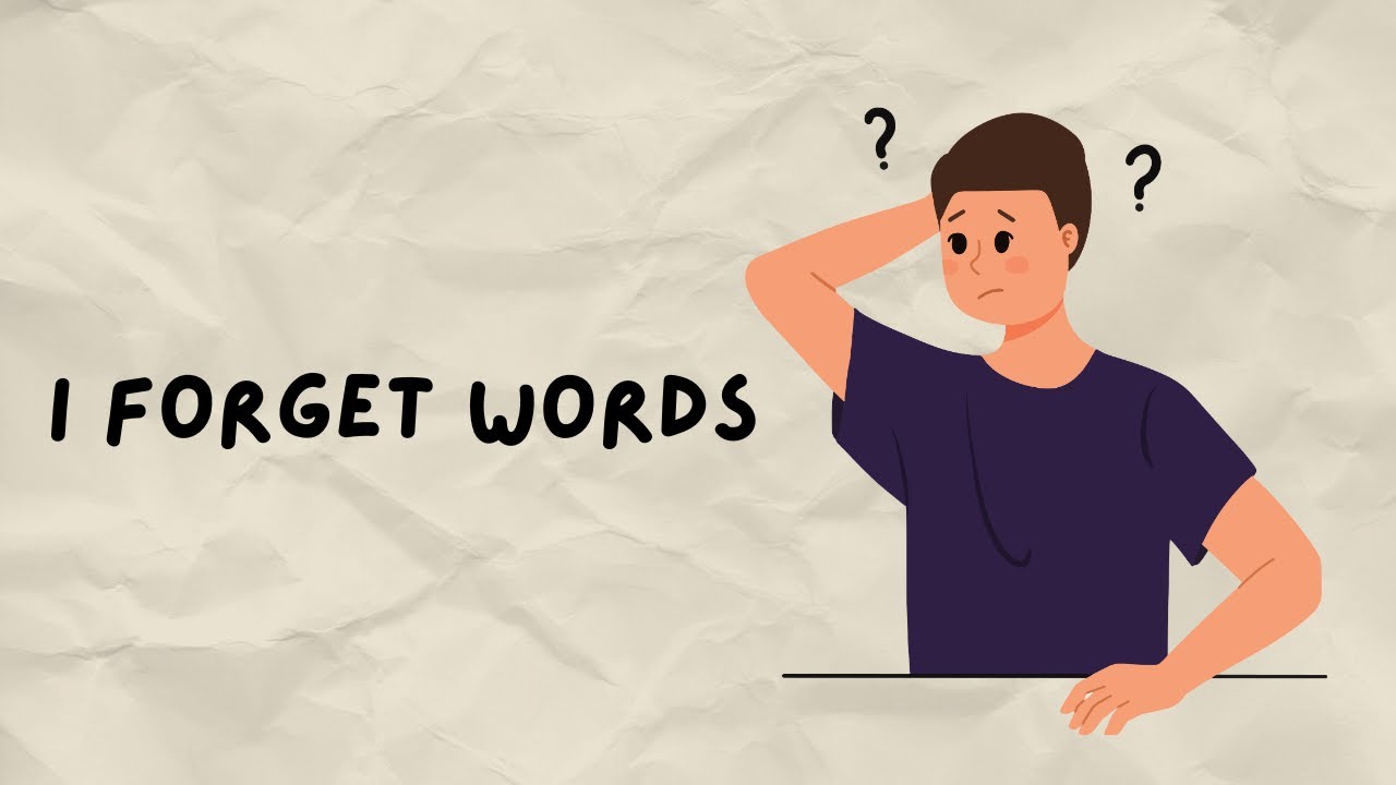 Do you forget words when you speak English | Please watch this video...