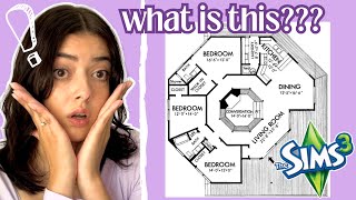 I tried building THIS floor plan in the SIMS 3!