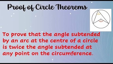 Angle Subtended by an Arc of a Circle |Theorem - Circles | Maths | Intelligent learners | Swati M G