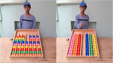 amazing sorting color ball puzzle game challenge solve very smart || LKR Food Challenge