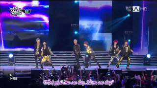 [Vietsub] 130829 Intro + Rocking + Miss Right + To you - TEEN TOP @ What's Up LA Mnet M!Countdown