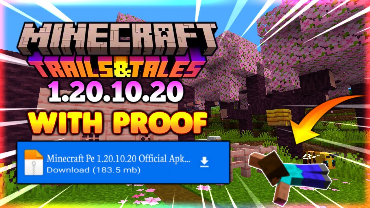 Download Minecraft PE 1.20.0.20 apk free: Trails and Tales