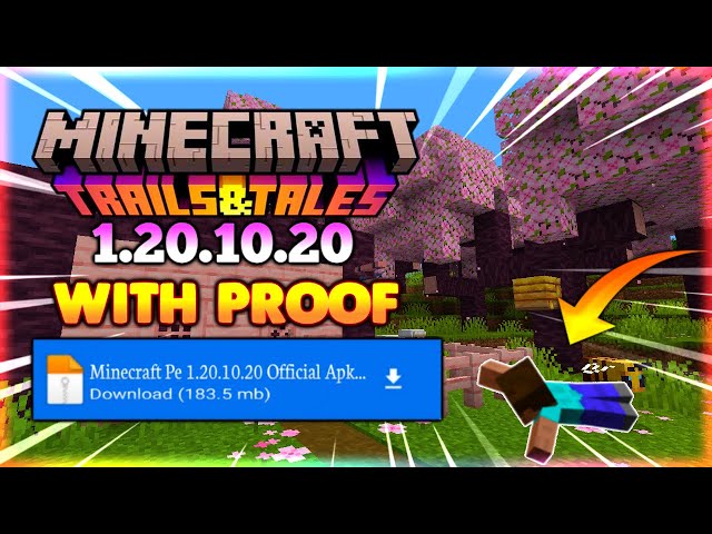 Download Minecraft PE 1.20.10.20 APK for Android