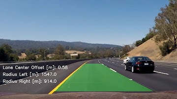Advanced Lane Finding Project Video (Udacity Self Driving Car Project 4)