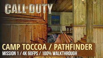 Call of Duty [Graphic Mod] ➤ Mission 1 - Camp Toccoa / Pathfinder [4K ● VETERAN]