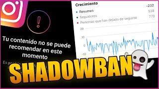 ⚠️¿Cómo quitar el SHADOWBAN de INSTAGRAM? ✅2023