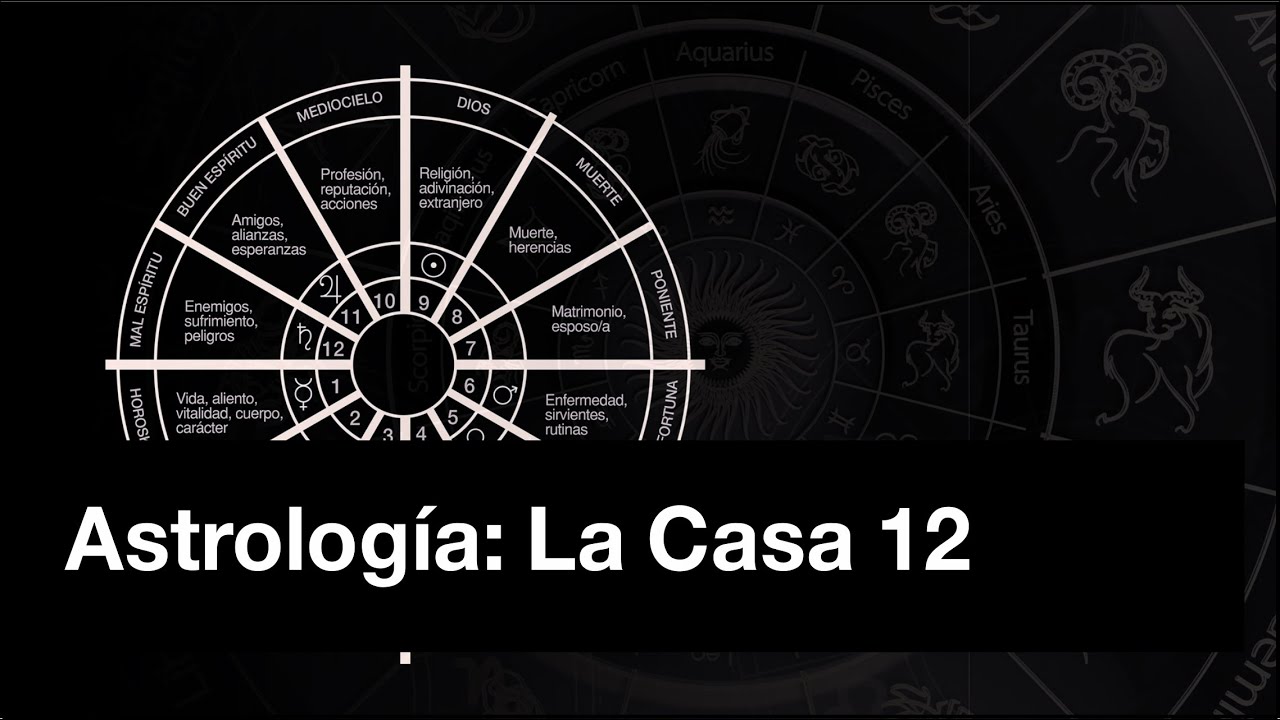 Astrología: Comprendiendo La Casa 12 - YouTube