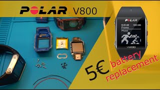 Polar V800 Repair/ Battery Exchange [Tutorial] -- in ENGLISH [EN]