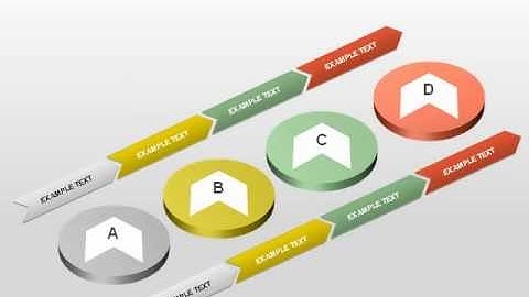 3D Chevron Diagram for PowerPoint