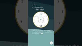 How to set a tide clock