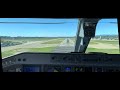 Landing at Santa Barbara, California from the Cockpit Jumpseat of an Embraer E-175