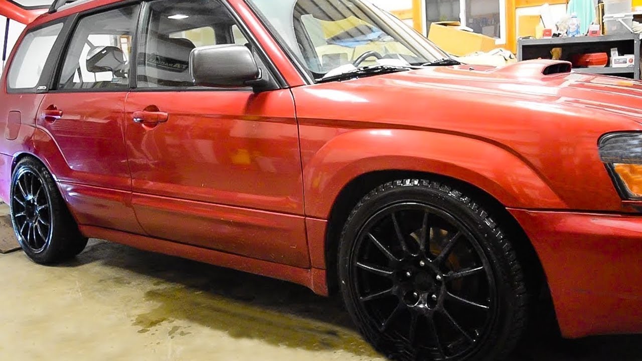 Mitsubishi Evo Wheels on a Subaru?