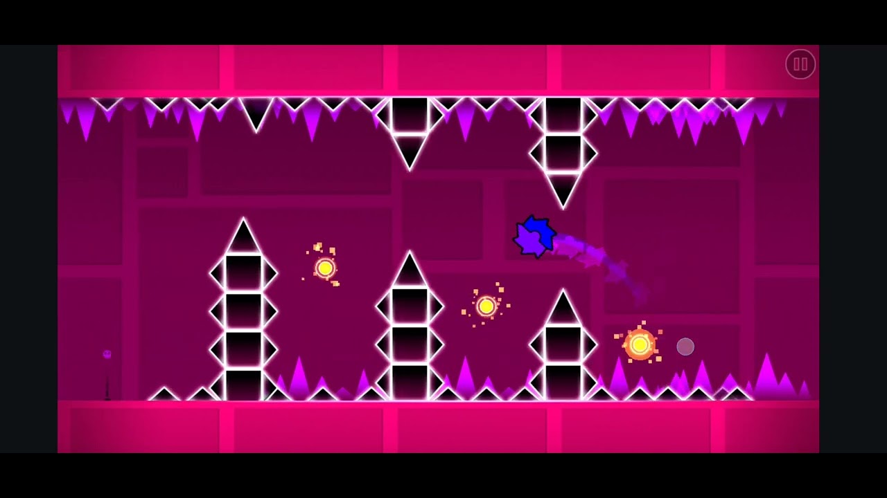 how to get all coins in geometry dash lvl 9 cycles - YouTube