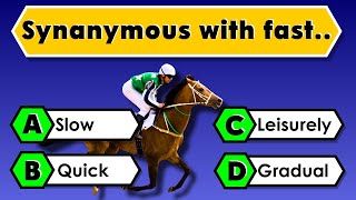 Unleash Your English Vocabulary Power with this Synonyms Quiz!
