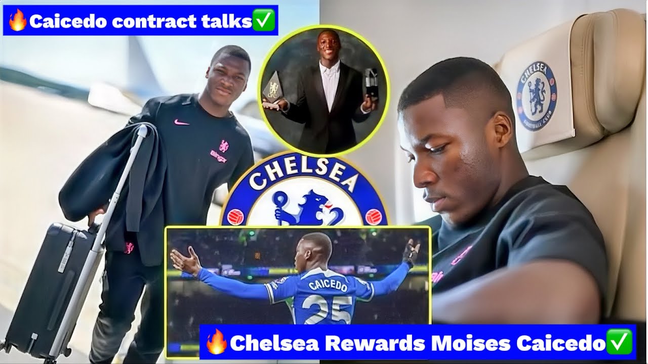 NEW🔥Moises Caicedo next in line for NEW Chelsea contract with talks expected this summer